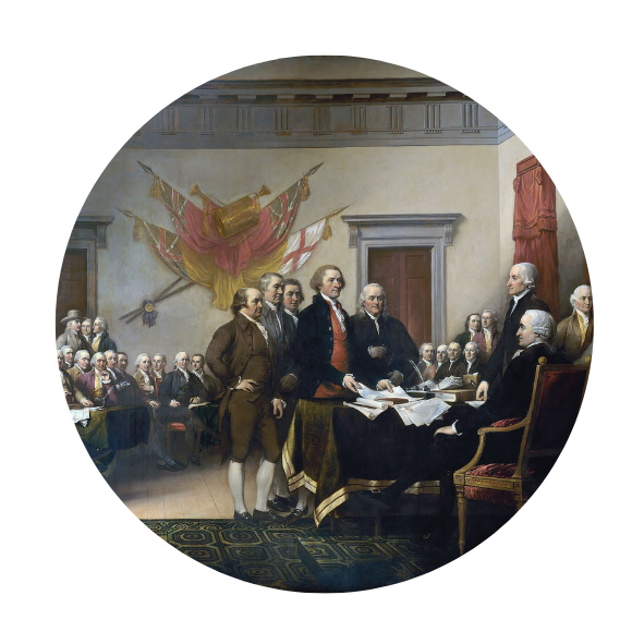 John Trumbull, Declaration of Independence (1819), Unites States Capitol, CC0